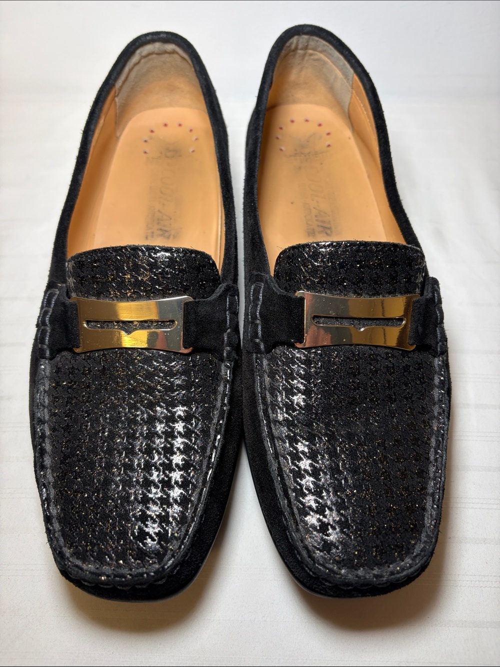 Mephisto Natala black suede loafers slip on shoes women’s size 10 (fit like 9.5)